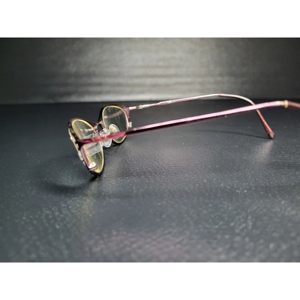 Tura MOD 851 Women Oval Crystals Purple Gray glasses‎ Not Sure Of Prescription
